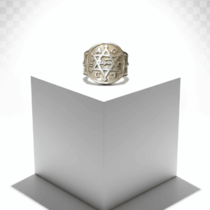 Anillo para Hombre con Estrella de David