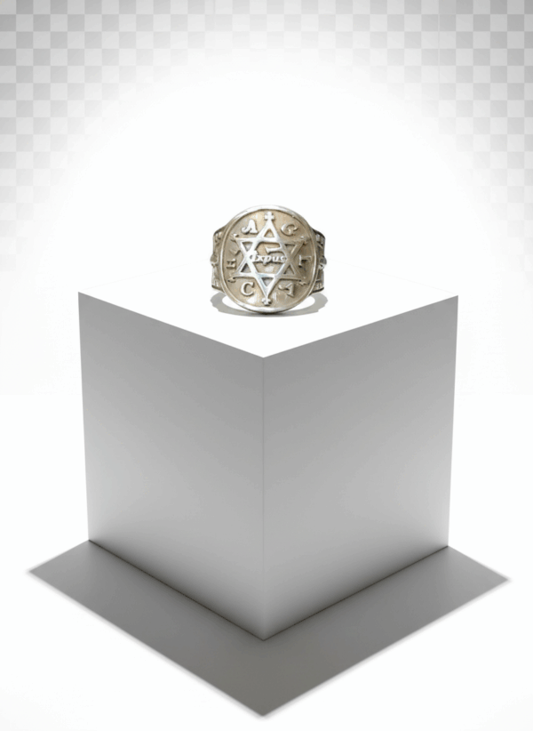 Anillo para Hombre con Estrella de David