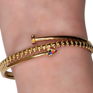 Brazalete Clavo Dorado