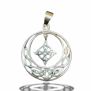 Colgante Nudo de Bruja con Cenefa