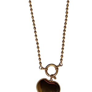 Collar Dorado con Corazón