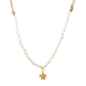 Collar tortuga dorada