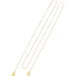 Collar dorado largo