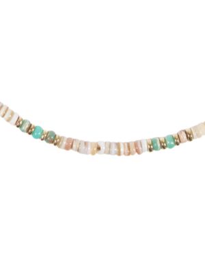 Collar con turquesa natural