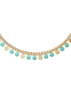 Collar esmaltado multicolor