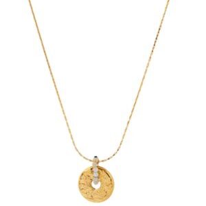 Collar amazonita circulo pequeño