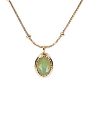 Collar turquesa ovalado