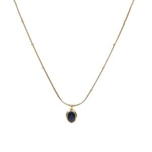 Collar colgante color marine