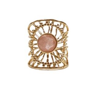 Anillo atrapasueños con piedra sol