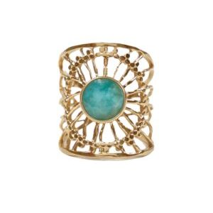 Anillo atrapasueños con amazonita