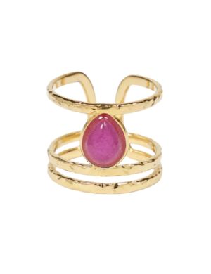 anillo lagrima amatista