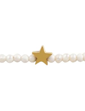 Pulsera estrella dorada
