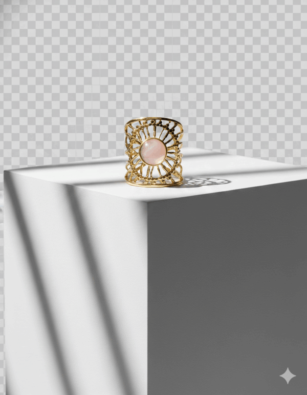 Anillo atrapasueños con piedra sol