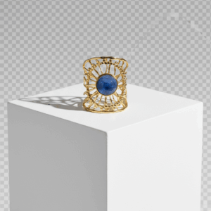 Anillo atrapasueños con sodalita