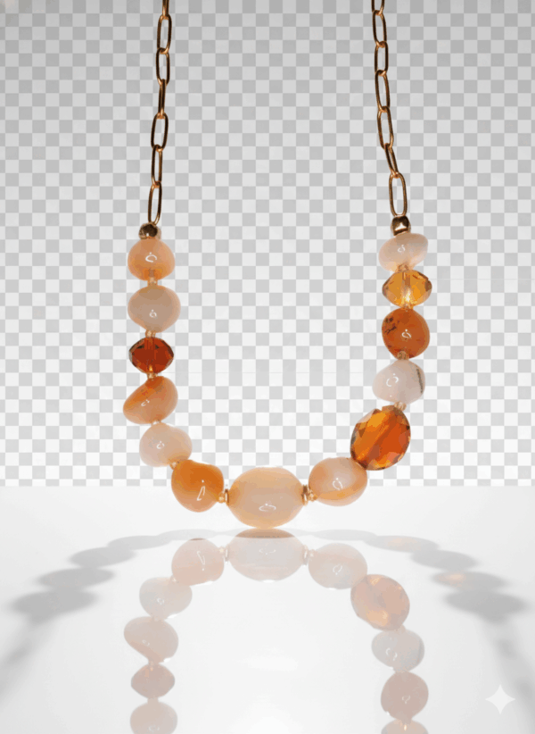 Collar con Imitaciones de Ópalo