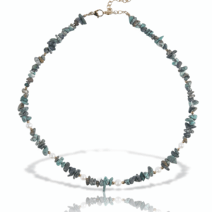 Collar de piedra africana natural