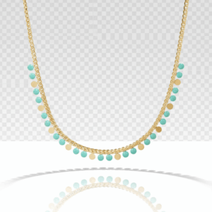 Collar esmaltado muticolor