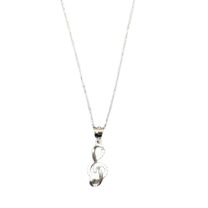 Collar de Plata con Clave de Sol