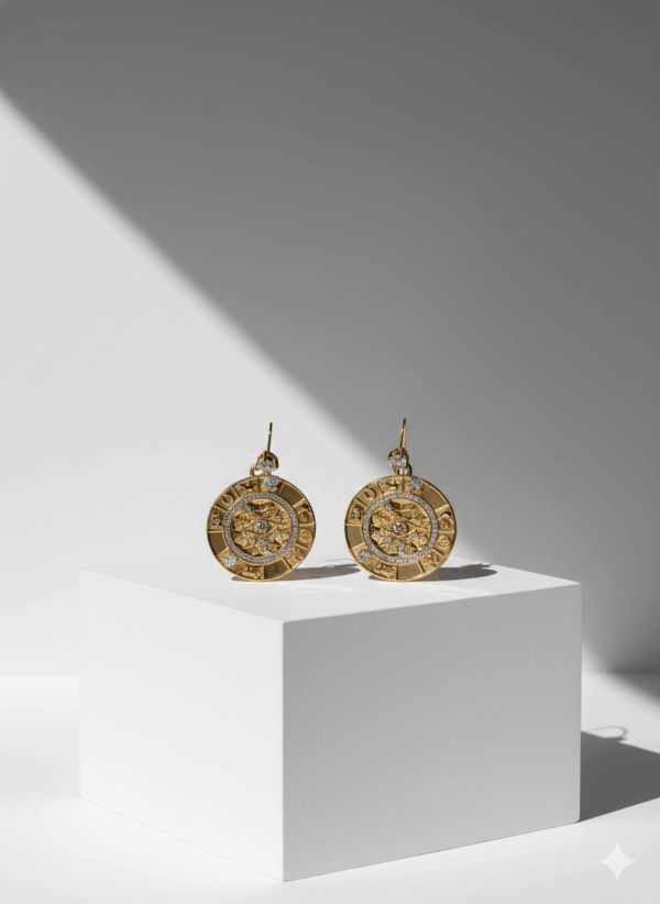 Pendientes Dorados con Ojo de Horus