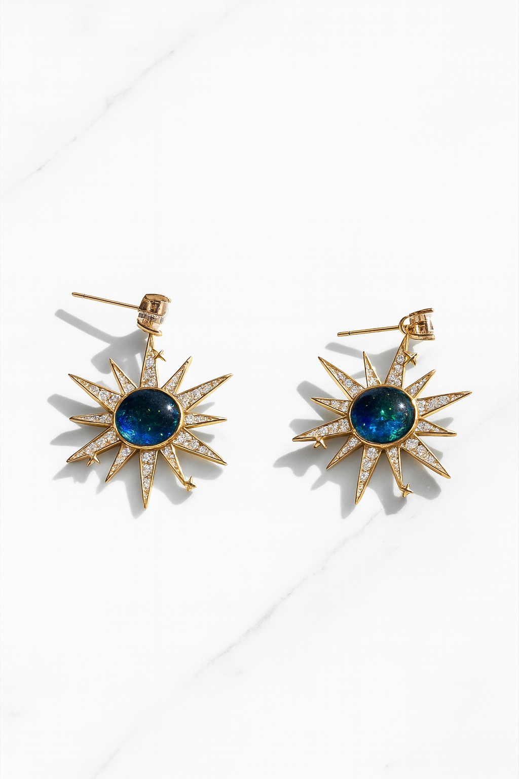 Pendientes Estrella de Doce Puntas