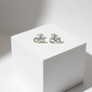 Pendientes de Plata con Símbolo del Infinito