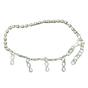 Pulsera de Plata con Símbolo del Infinito