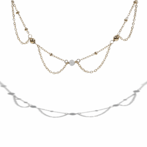 Tobillera con piedra labradorita