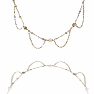 Tobillera con piedra sol natural