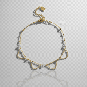 Tobilllera con piedra nacar