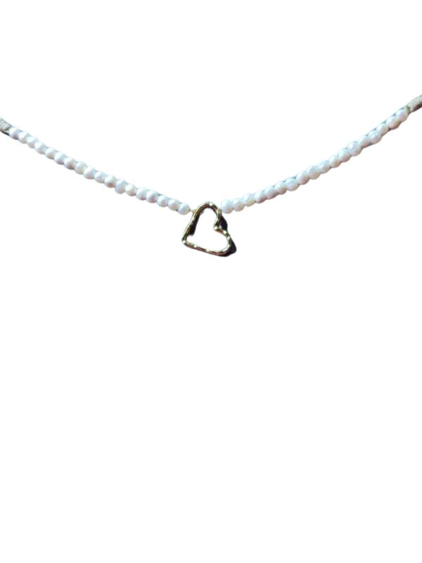 Collar corazon dorado