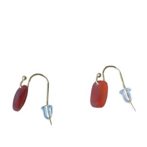 Pendientes piedra agata