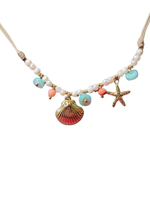 Pulsera charm almeja