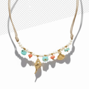 Home 20 Pulsera charms caracola y almeja