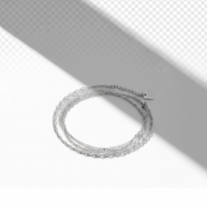 Pulsera plateada multicadena 1 (2)