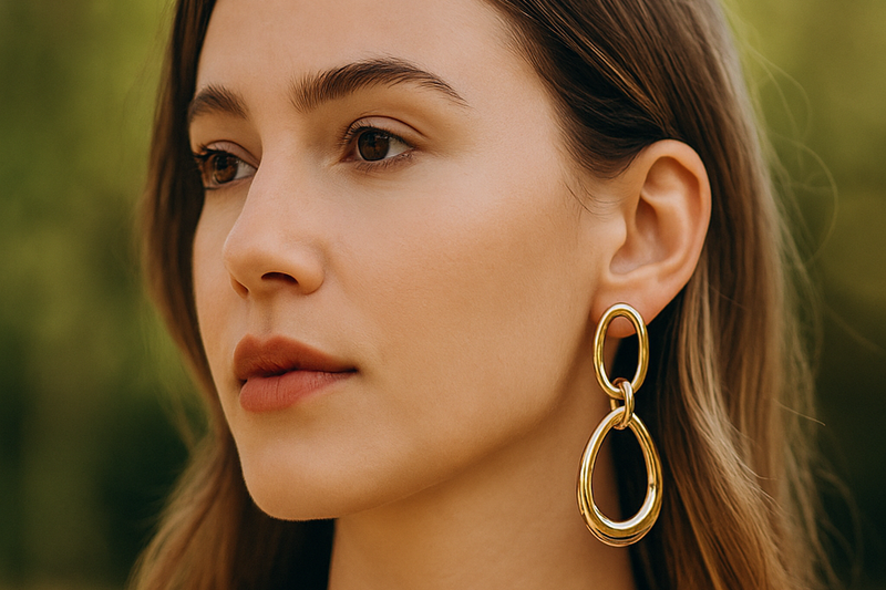 pendientes tipo rostro